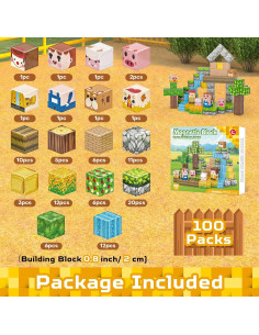 Bloques Magnéticos Kryzomat 100PCS 2cm para Niños 3-12 Años 2