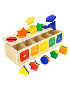 Juguete Montessori de Madera Lynncare para Niños 1-3 Años