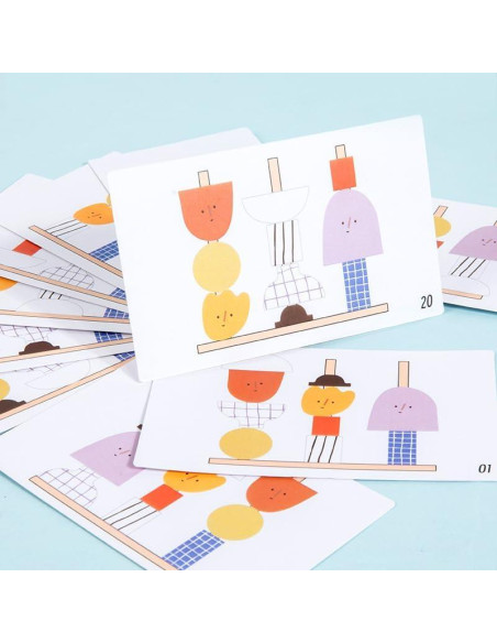 Juego de Apilamiento Montessori Eduland para Niños 2-6 Años Juego de Apilamiento Montessori Eduland para Niños 2-6 Años