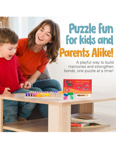 Rompecabezas de Madera Zen Fun Montessori 60 Diseños 4+ Años