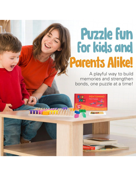Rompecabezas de Madera Zen Fun Montessori 60 Diseños 4+ Años Rompecabezas de Madera Zen Fun Montessori 60 Diseños 4+ Años