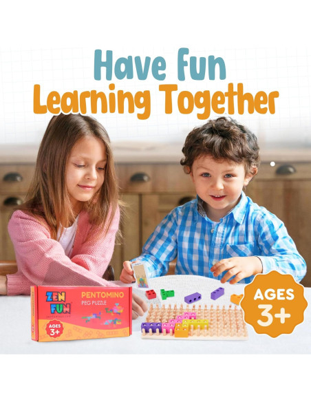 Rompecabezas de Madera Zen Fun Montessori 60 Diseños 4+ Años Rompecabezas de Madera Zen Fun Montessori 60 Diseños 4+ Años