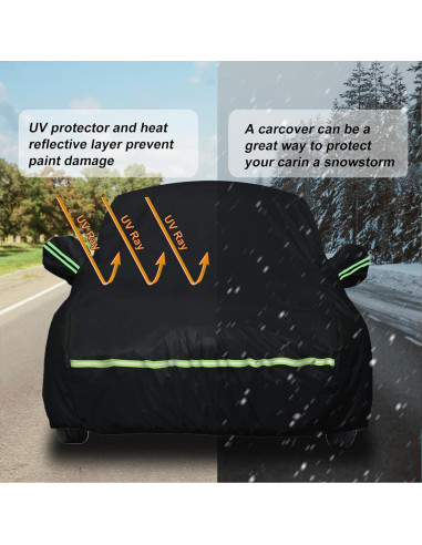 Cubierta de coche ATBKJ para Smart Fortwo 2007-2023 210T