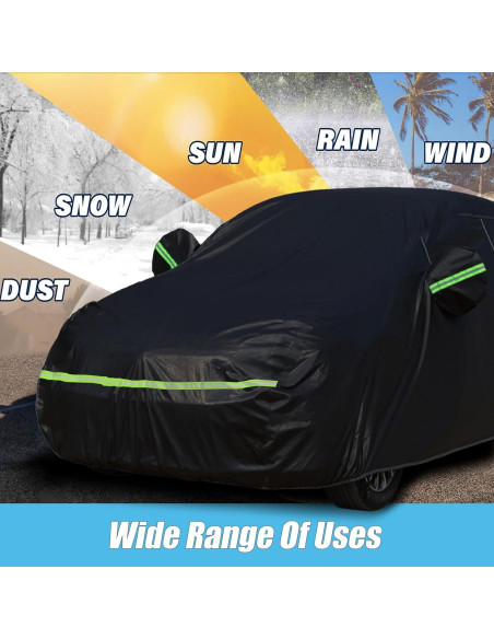 Cubierta de coche ATBKJ para Smart Fortwo 2007-2023 210T