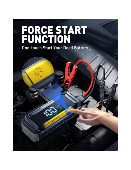 Arrancador AUXITO J503 8000A 20000mAh Linterna LED 700LM