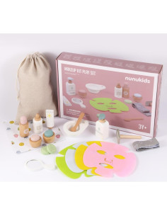 Juego de Maquillaje de Madera Nunukids para Niños 3-6 Años 2