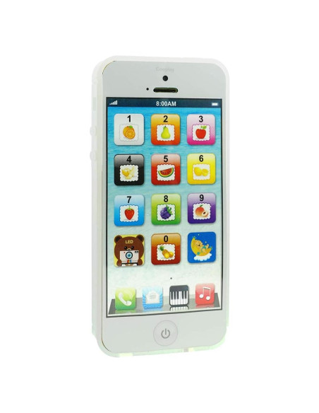 Juguete Teléfono Inteligente Cooplay YPhone Blanco USB Recargable