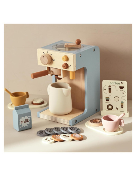 Juguete Cafetera de Madera EERKEOD para Niños 1.05 kg