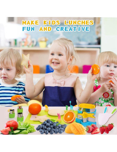 Juego de cuchillos de cocina para niños Baokcotei 24 piezas