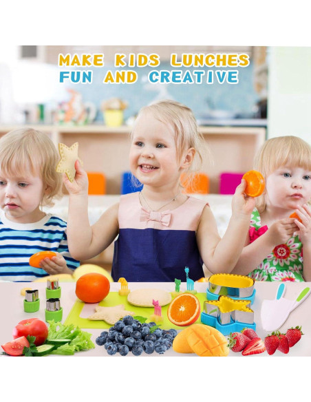 Juego de cuchillos de cocina para niños Baokcotei 24 piezas Juego de cuchillos de cocina para niños Baokcotei 24 piezas