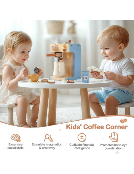 Juguete Cafetera de Madera EERKEOD para Niños 1.05 kg