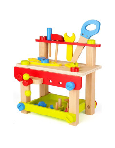 Banco de Trabajo de Madera SainSmart Jr. con Herramientas