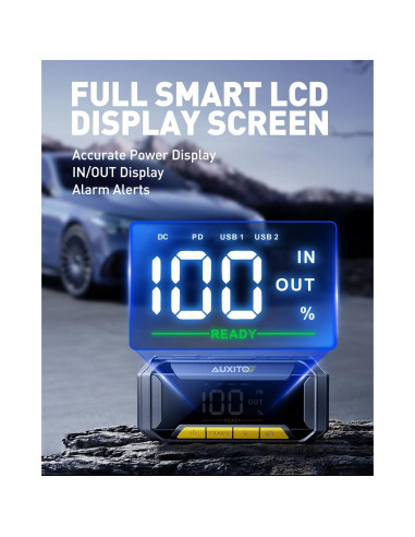 Arrancador AUXITO J503 8000A 20000mAh Linterna LED 700LM