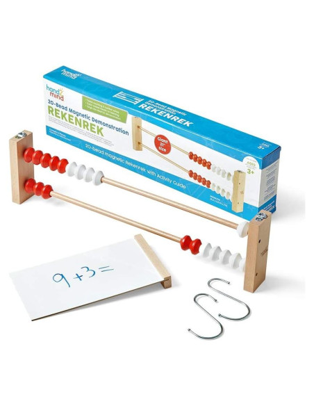 Ábaco Rekenrek Hand2mind 20 cuentas para matemáticas