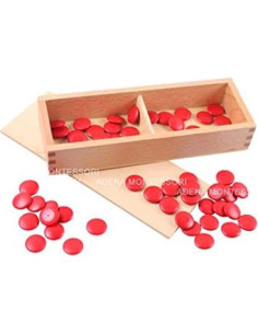 Tarjetas y Contadores Adena Montessori - Juegos Matemáticos 1-10 2