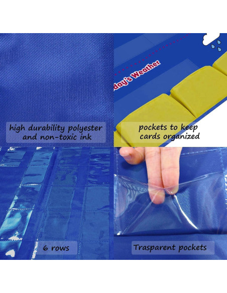 Calendario y Gráfico del Tiempo Learn Tower Multicolor 70x111 cm