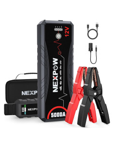 NEXPOW Q12 Arrancador de Coche 5000A 24000mAh 12V