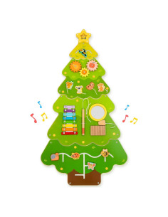 Panel Sensorial de Pared OOOK Tree Montessori 4 Actividades