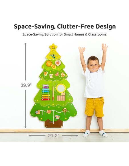 Panel Sensorial de Pared OOOK Tree Montessori 4 Actividades