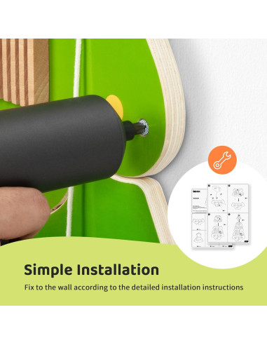 Panel Sensorial de Pared OOOK Tree Montessori 4 Actividades