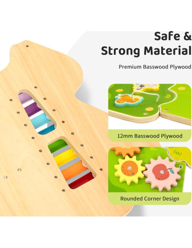 Panel Sensorial de Pared OOOK Tree Montessori 4 Actividades