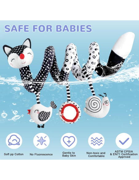 Juguete de Peluche Espiral XIXILAND para Bebés 0-18 Meses