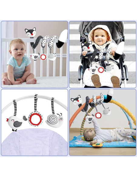 Juguete de Peluche Espiral XIXILAND para Bebés 0-18 Meses