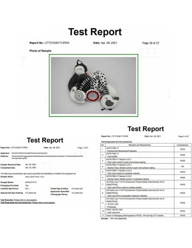 Juguete de Peluche Espiral XIXILAND para Bebés 0-18 Meses