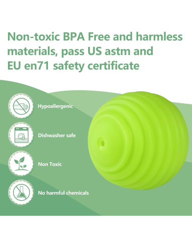 Pelotas Sensoriales Vintage para Bebés - 6 Piezas Multicolor