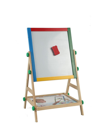 Caballete Doble Cara Tigrken para Niños - Madera Ajustable