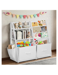 Estantería para Niños LOFTEY con 2 Cajones, 79x30.5x75 cm