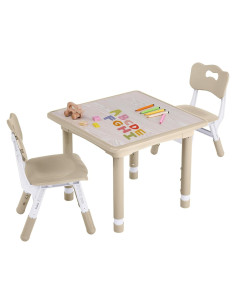 Juego de Mesa y Sillas Ajustable GITAWUSA para Niños 3-8 Años