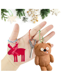 Cadena de Bolas de Metal Yuntop 200 Pcs 10 cm 2.4 mm DIY 2