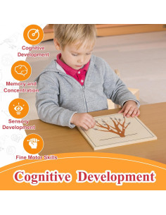 Rompecabezas Montessori Outlet Raíces 24x24 cm para Niños 2