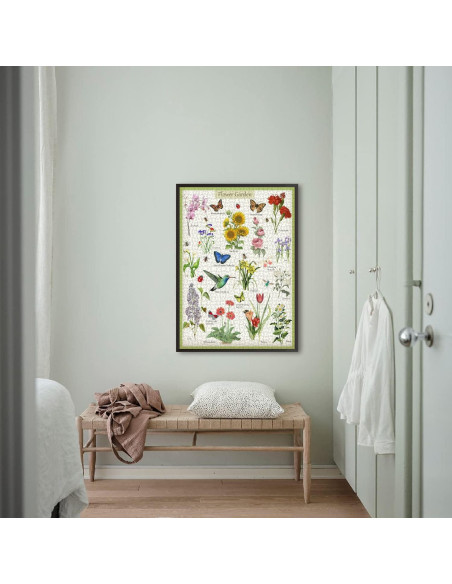 Rompecabezas Vintage de Flores 1000 Piezas PICKFORU 50x70cm