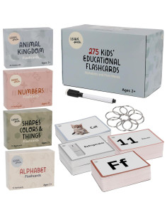 Tarjetas de Flash Educativas SmartStart 192 Piezas 2-5 Años 2