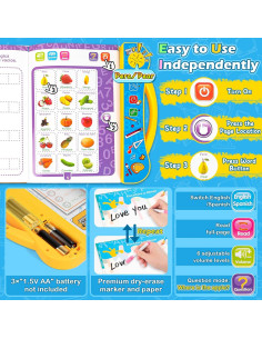 Libro Musical Bilingüe Gimgong para Bebés 3-6 Años 2