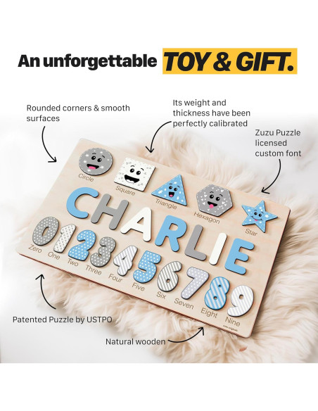 Rompecabezas Personalizado Zuzu Puzzle 42x27cm para Niños Rompecabezas Personalizado Zuzu Puzzle 42x27cm para Niños