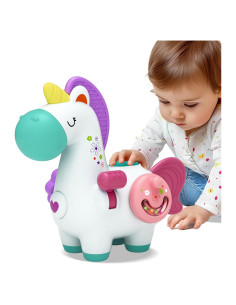 Cubo de Actividades Unicornio iPlay, Juguete Montessori 0-3 Años