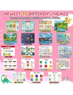 Libro Ocupado Montessori Goliyean para Niños 3 a 5 Años 2