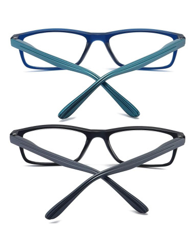 Gafas de lectura RaoOG con bloqueo luz azul y marco rectangular
