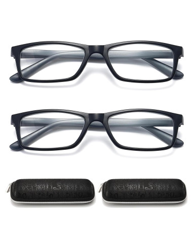 Gafas de lectura RaoOG 2.0x con bloqueo luz azul unisex