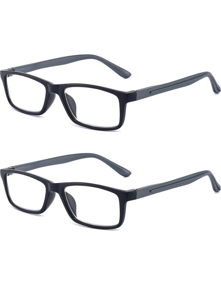 Gafas de lectura RaoOG 2.0x con bloqueo luz azul unisex