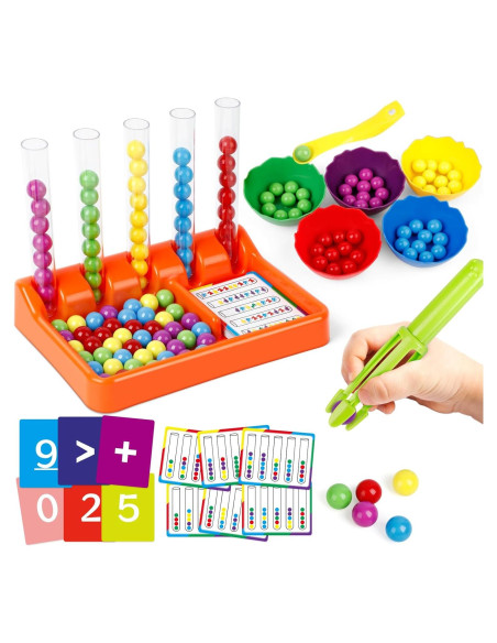 Juguete educativo de conteo y clasificación de colores Broytain