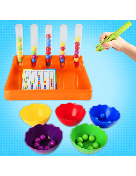 Juguete educativo de conteo y clasificación de colores Broytain