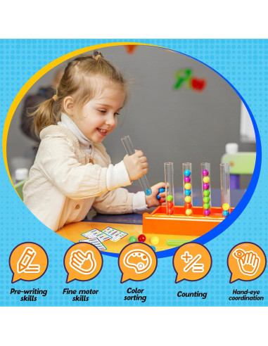 Juguete educativo de conteo y clasificación de colores Broytain
