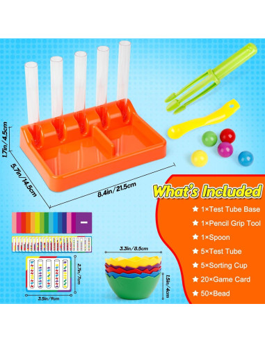 Juguete educativo de conteo y clasificación de colores Broytain