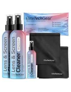 Kit de Limpieza de Gafas Elite Tech Gear - 3 Piezas