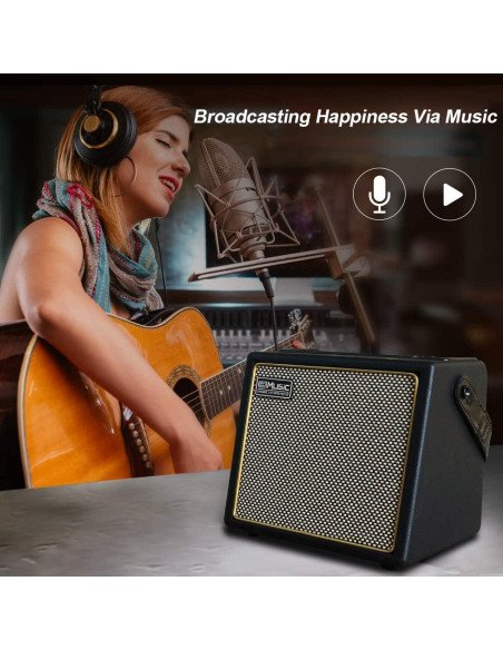 Amplificador de guitarra acústica BP-MINI 30W Bluetooth portátil