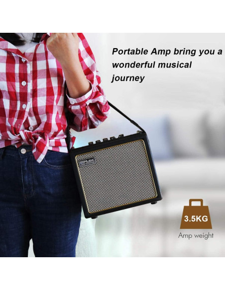 Amplificador de guitarra acústica BP-MINI 30W Bluetooth portátil